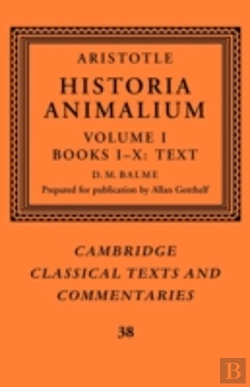 Bertrand.pt - Aristotle: 'Historia Animalium': Volume 1, Books I-X: Text