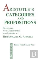 Aristotle'S Categories And Propositions