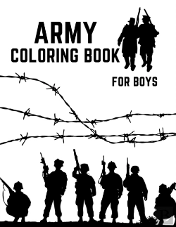 Bertrand.pt - Army Coloring Book For Boys