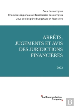 Bertrand.pt - Arrêts, Jugements Et Avis Des Juridictions Financières 2022