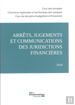 Bertrand.pt - Arrêts, Jugements Et Communications Des Juridictions Financières 2018
