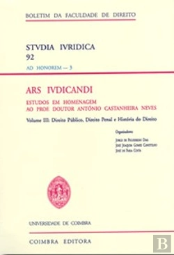 Bertrand.pt - ARS IVDICANDI - Vol. III - Direito Público, Direito Penal e História do Direito