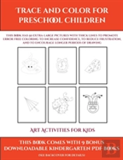 Art Activities For Kids (Trace And Color For Preschool Children)