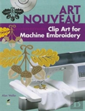 Art Nouveau Clip Art For Machine Embroidery