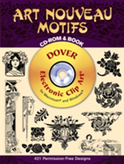 Art Noveau Motifs - Cd-Rom And Book