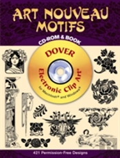 Art Noveau Motifs - Cd-Rom And Book