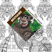 Art-Thérapie ; Les Petits Carrés : Bestiaire Disney
