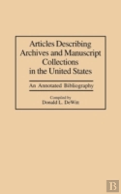 Bertrand.pt - Articles Describing Archives And Manuscript Collections In The United States