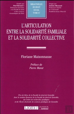Bertrand.pt - Articulation Entre La Solidarite Familiale Et La Solidarite Collective (L')