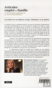 Articuler Emploi Et Famille