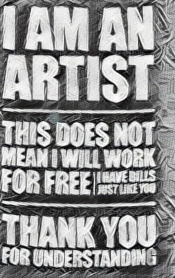 Artist  Humourous  Blank Creative Journal