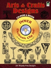 Arts And Crafts Designs Cd-Rom And Book