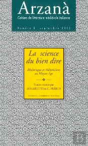 Arzana. Cahiers De Litterature Medievale Italienne, No 08/Sept. 2002.