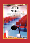 As It Is Written