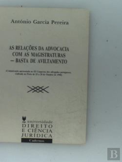 Bertrand.pt - As Relações da Advocacia com as Magistraturas