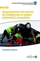 Aseguramiento Del Entorno De Trabajo Para El Equipo Asistencial Y El Paciente
