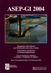 Asep-Gi 2004 - Symposium International Sur L'Amelioration Des Sols En Place