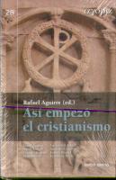 Así Empezó El Cristianismo