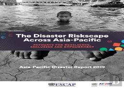 Asia-Pacific Disaster Report 2019