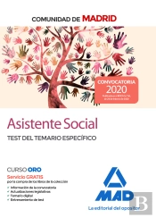 Asistente Social De La Comunidad De Madrid. Test Del Temario Específico