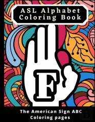 Asl Alphabet Coloring Book