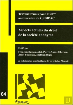 Bertrand.pt - Aspects Actuels Du Droit De La Société Anonyme T.64