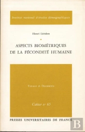Aspects Biométriques De La Fécondité Humaine