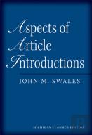 Aspects Of Article Introductions, Michigan Classics Ed.