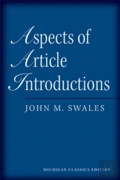Aspects Of Article Introductions, Michigan Classics Ed.