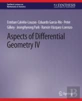 Aspects Of Differential Geometry Iv