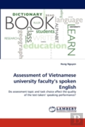 Assessment Of Vietnamese University Faculty'S Spoken English