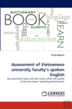 Bertrand.pt - Assessment Of Vietnamese University Faculty'S Spoken English