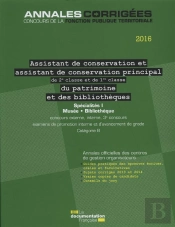 Assistant, Assistant Principal De 2e Et 1re Cl De Conservation Du Patrimoine Et Des Bibliothèques