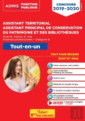 Assistant (Principal) De Conservation Du Patrimoine Et Des Bibliothèques ; Tout-En-Un (Concours 2019)