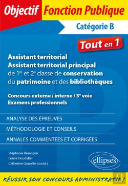 Bertrand.pt - Assistant Territorial. Assistant Territorial Principal De 1re Et 2e Classe De Conservation Du Patrimoine Et Des Bibliothèques. Catégorie B