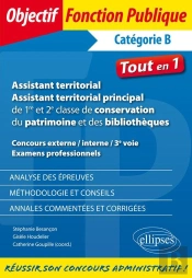 Assistant Territorial. Assistant Territorial Principal De 1re Et 2e Classe De Conservation Du Patrimoine Et Des Bibliothèques.  Concours Externe / Interne /  3e Voie / Examens Professionnels - Catégo