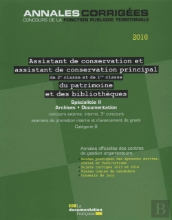 Bertrand.pt - Assistant.Assistant Principal De 2e Et 1re Classe De Conservation Du Patrimoine Et Des Bibliothèques