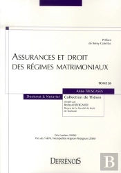 Assurances Et Droit Des Régimes Matrimoniaux