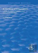 At The Verge Of Inclusiveness