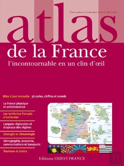 Bertrand.pt - Atlas De La France ; L'Incontournable En Un Clin D'Oeil