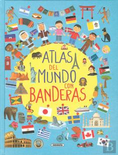 Atlas Del Mundo Con Banderas