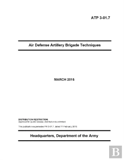 Bertrand.pt - Atp 3-01.7 Air Defense Artillery Brigade Techniques