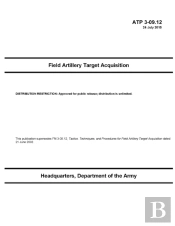 Atp 3-09.12 Field Artillery Target Acquisition