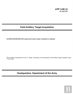 Bertrand.pt - Atp 3-09.12 Field Artillery Target Acquisition