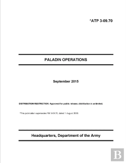 Bertrand.pt - Atp 3-09.70 Paladin Operations