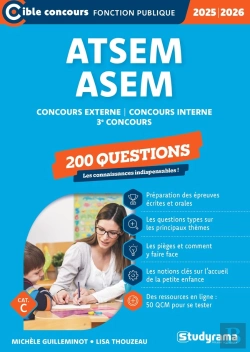 Bertrand.pt - Atsem/Asem - 200 Questions (Catégorie C -Concours 2025-2026) : Concours Externe -Concours Interne -3e Concours