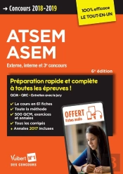 Atsem, Asem ; Catégorie C ; Préparation Rapide Et Complète À Toutes Les Épreuves ! (Concours 2018-2019)