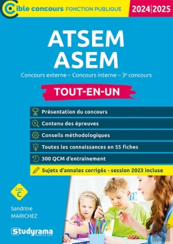 Bertrand.pt - Atsem/Asem Tout-En-Un : Concours Catégorie C (Édition 2024/2025)