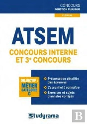 Atsem Concours Interne Et 3eme Concours 2eme Edition