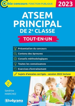 Bertrand.pt - Atsem Principal De 2e Classe Tout-En-Un : Concours Catégorie C (Édition 2023)